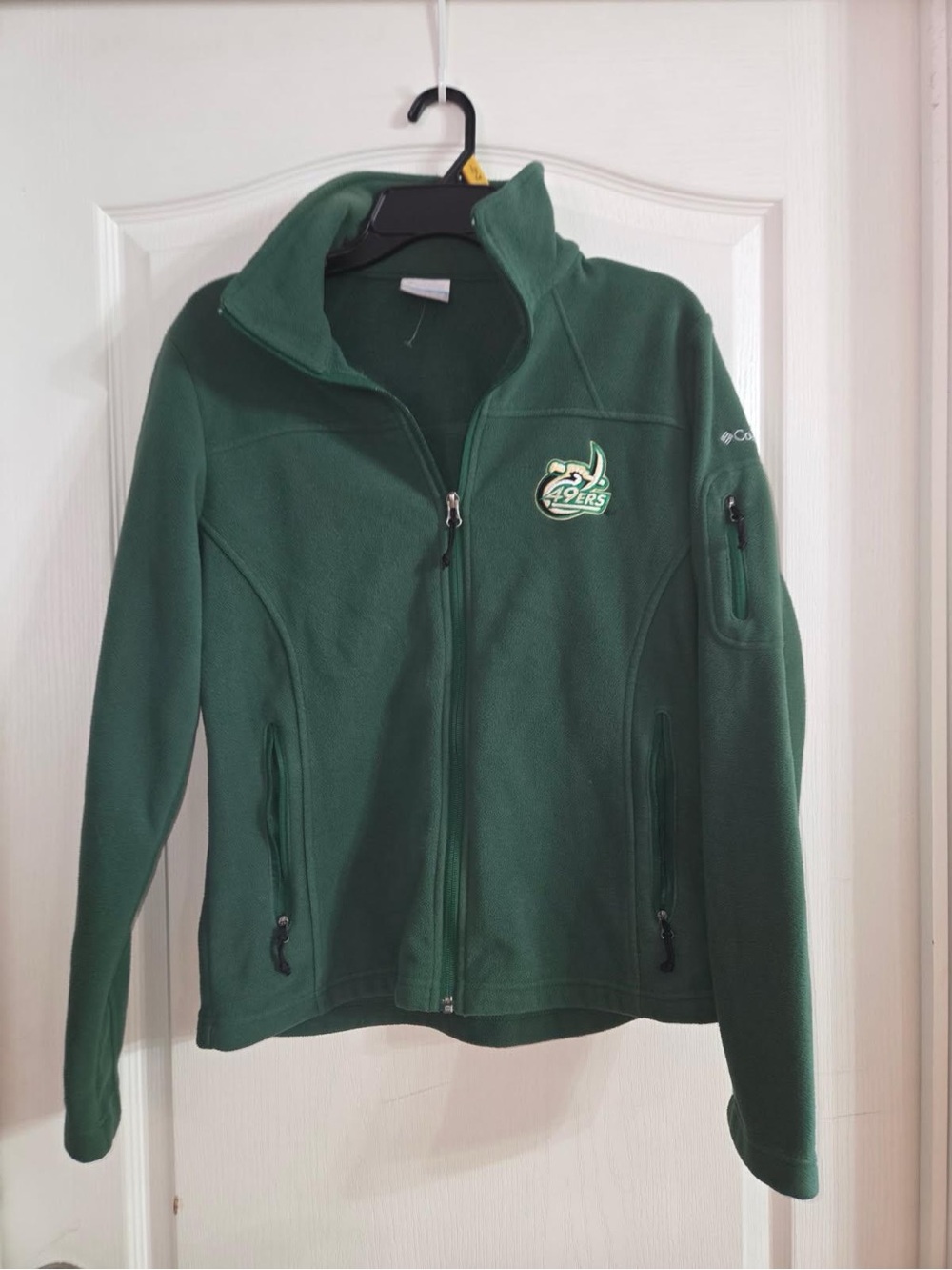 Columbia Women’s Fleece Jacket 49ers Logo Sz M. JY-136